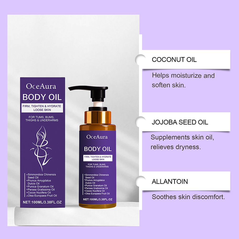 100ml ボディオイル、高級ボディオイル、優しい処方の全身 - Luxury Skincare For Women のレビューと価格